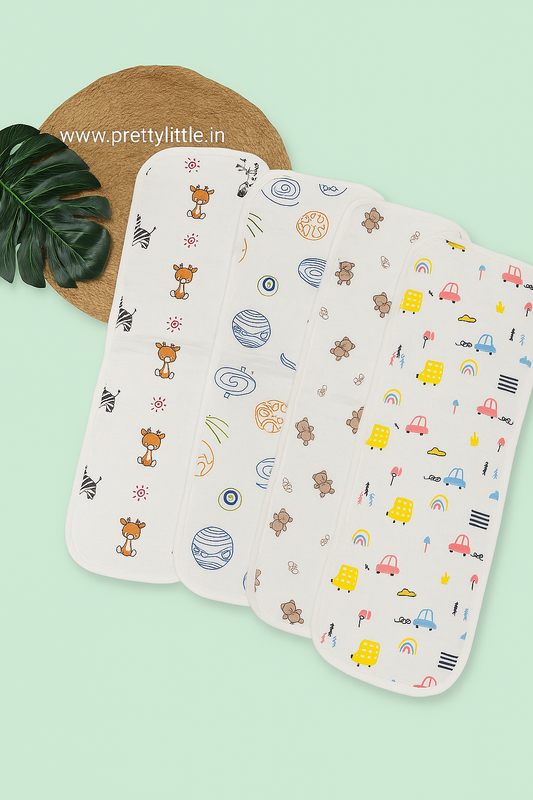 Soft Muslin Burp Cloth – 100% Cotton | Ultra-Absorbent & Gentle on Baby’s Skin