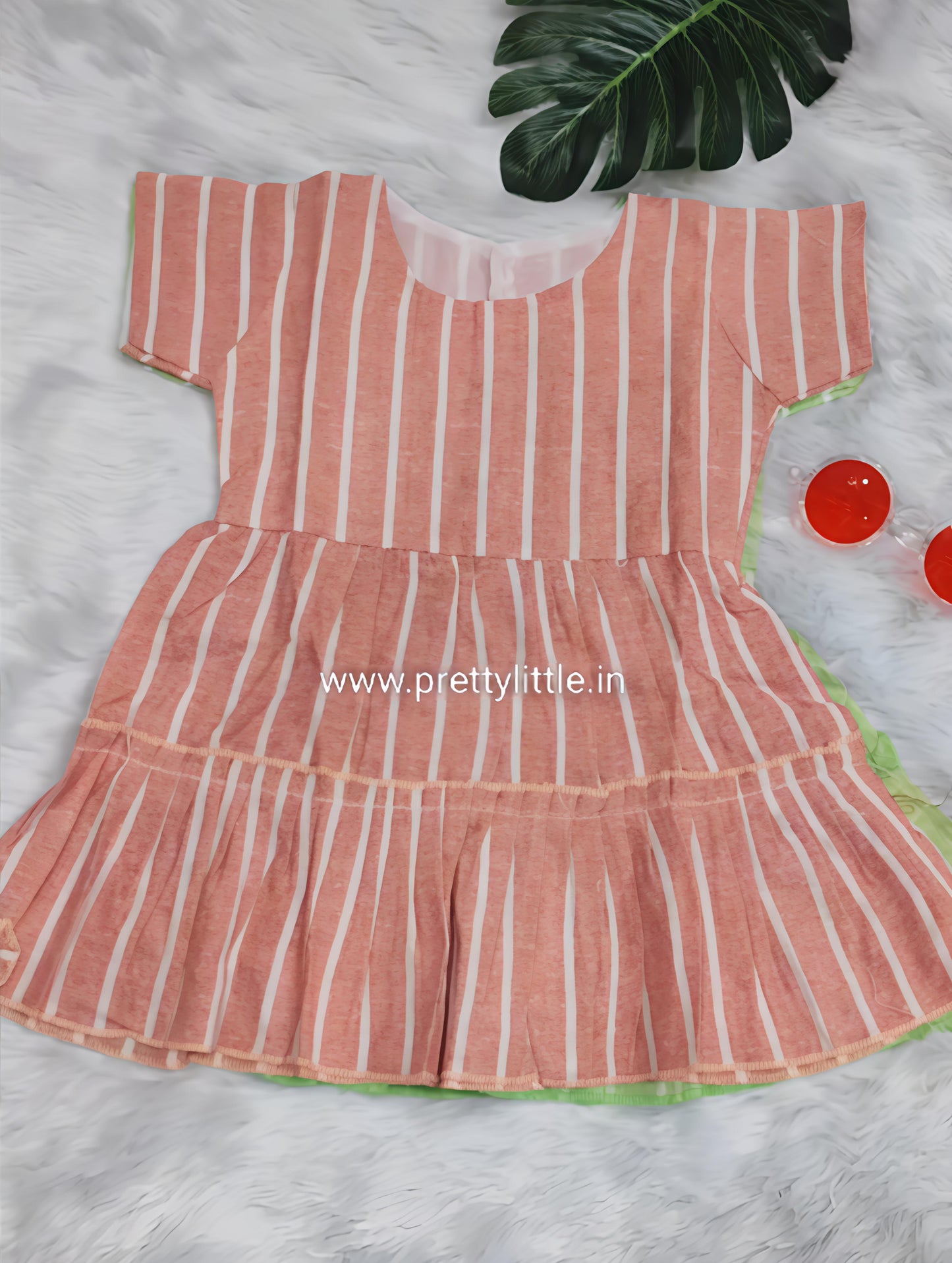 Budget Striped summer Cotton Frock – Stylish & Comfortable (best 1 dispatched)