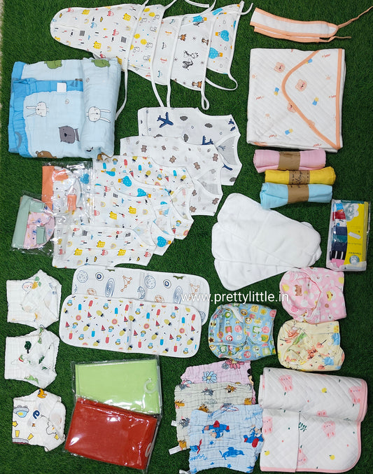 Hello Baby! Newborn Hospital Kit Combo Under ₹5000 – 30+ Essentials for Baby Care
