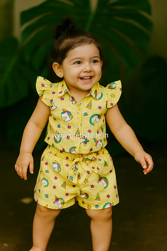 Comfy & Cute Baby Girl Summer Set | Cotton Co-Ord