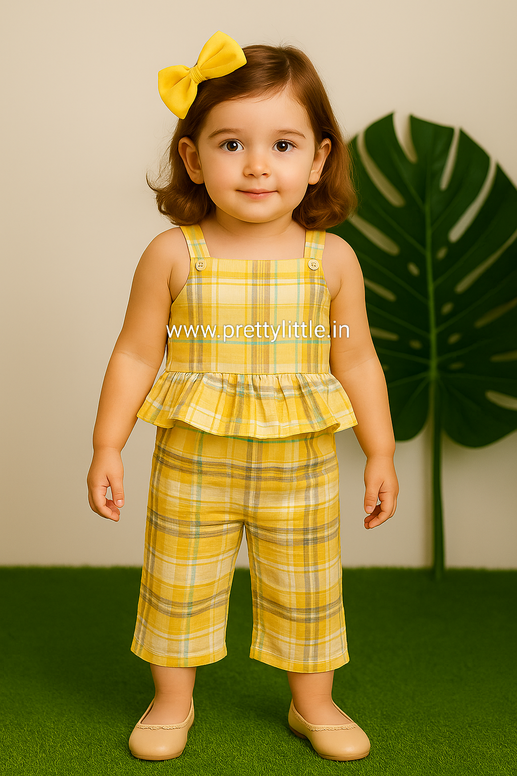 Coral Kiss Comfy & Cute Baby Girl Summer Set | Muslin Cotton Co-Ord