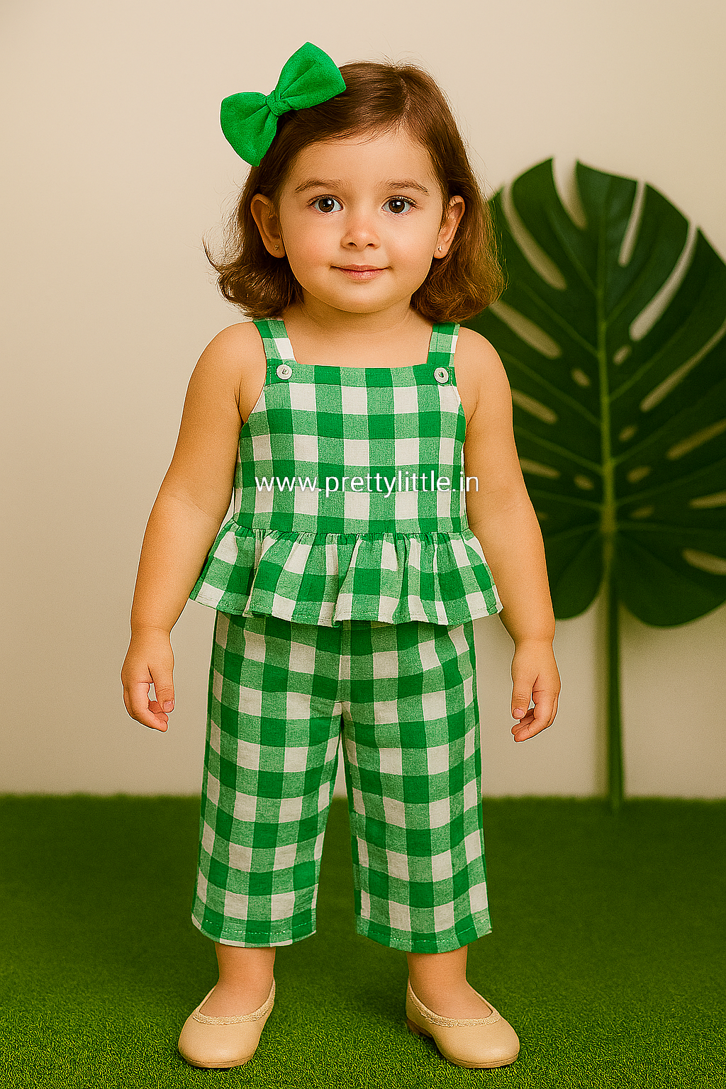 Coral Kiss Comfy & Cute Baby Girl Summer Set | Muslin Cotton Co-Ord