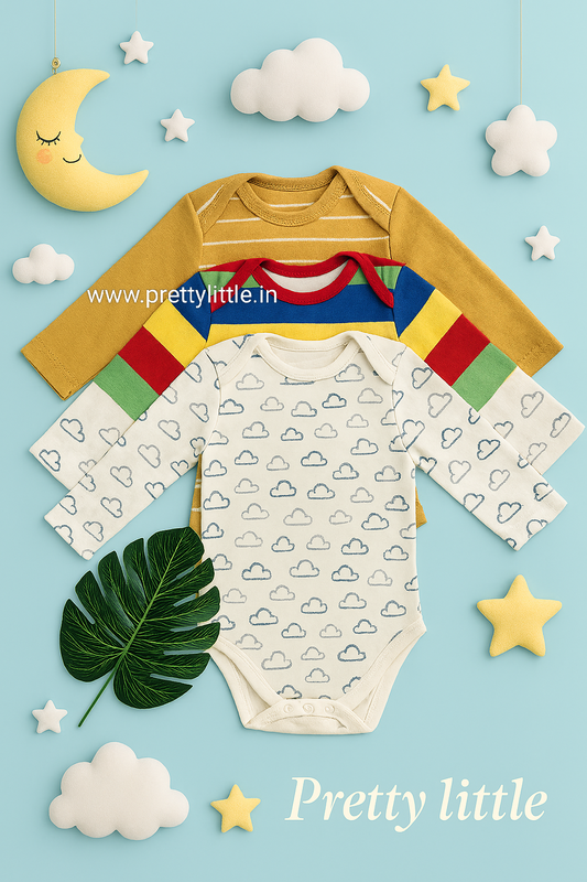 Pack of 3 Cute Rompers (Best 3 dispatched)