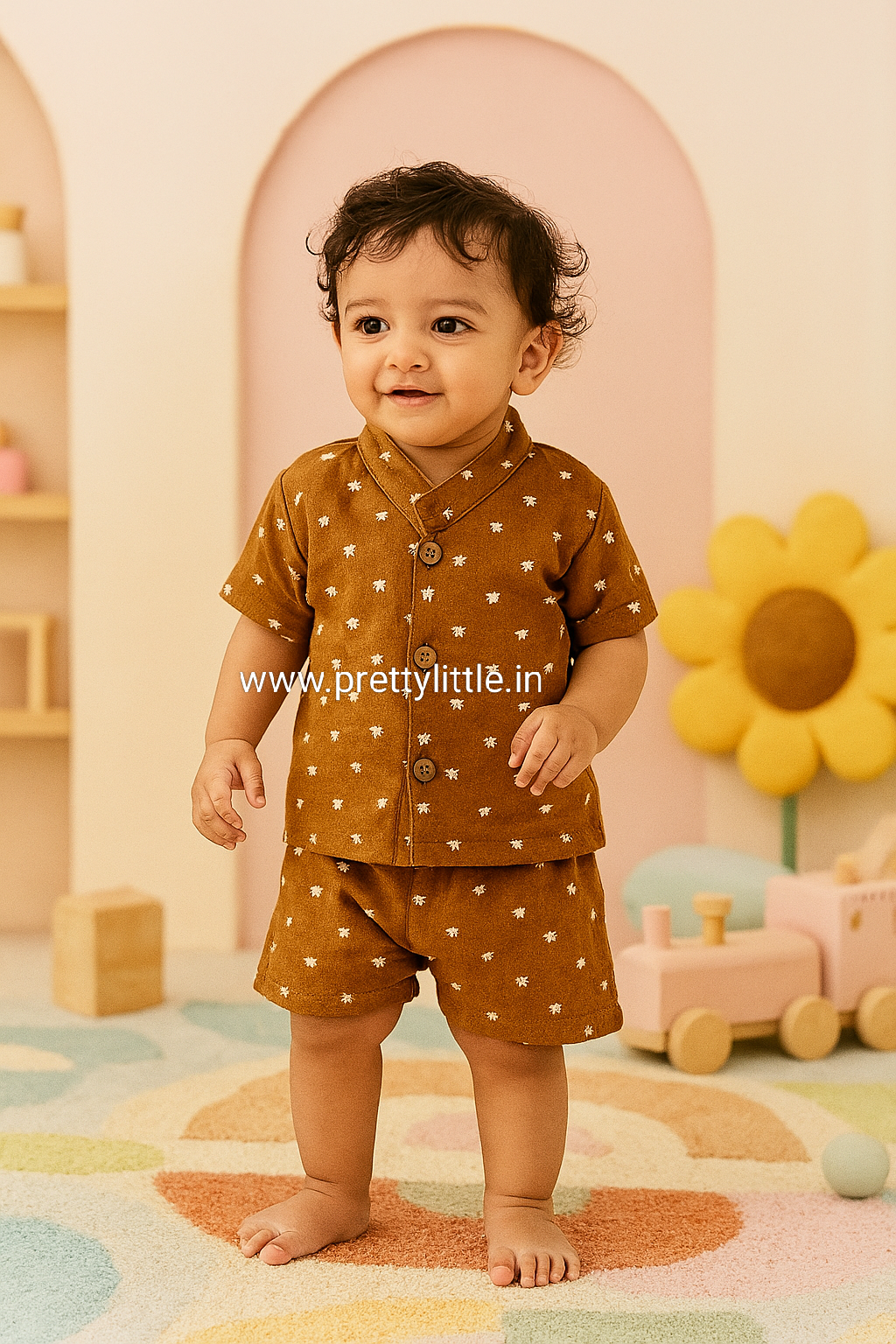 Muslin co-ord Sets – Stay Cool, Stay Cute! (0-1 year standard size) ( Best 3 dispatched)