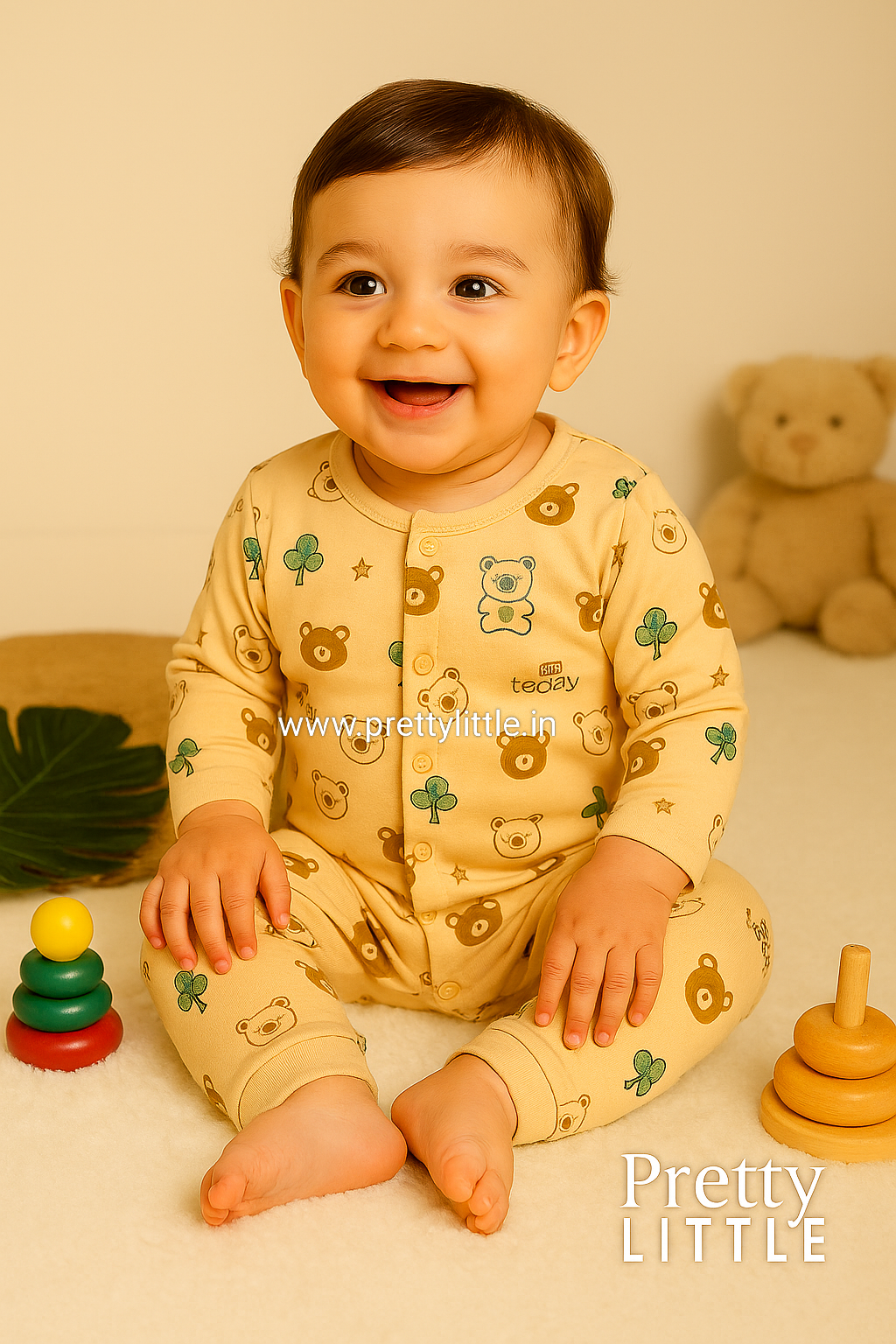 Soft Cotton Baby Night Suit –Moonbeam Cuddles (best 1 dispatched)