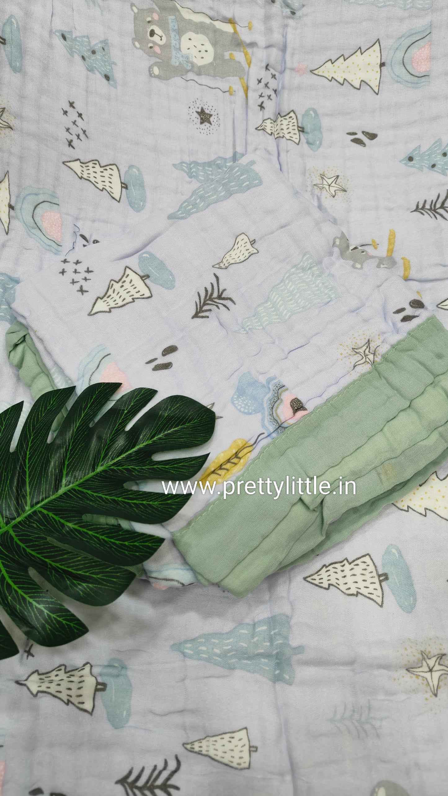 Soft 6-Layer color Muslin Blanket(110*110cm)