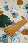 Soft 6-Layer color Muslin Blanket(110*110cm) (Best one dispatched)