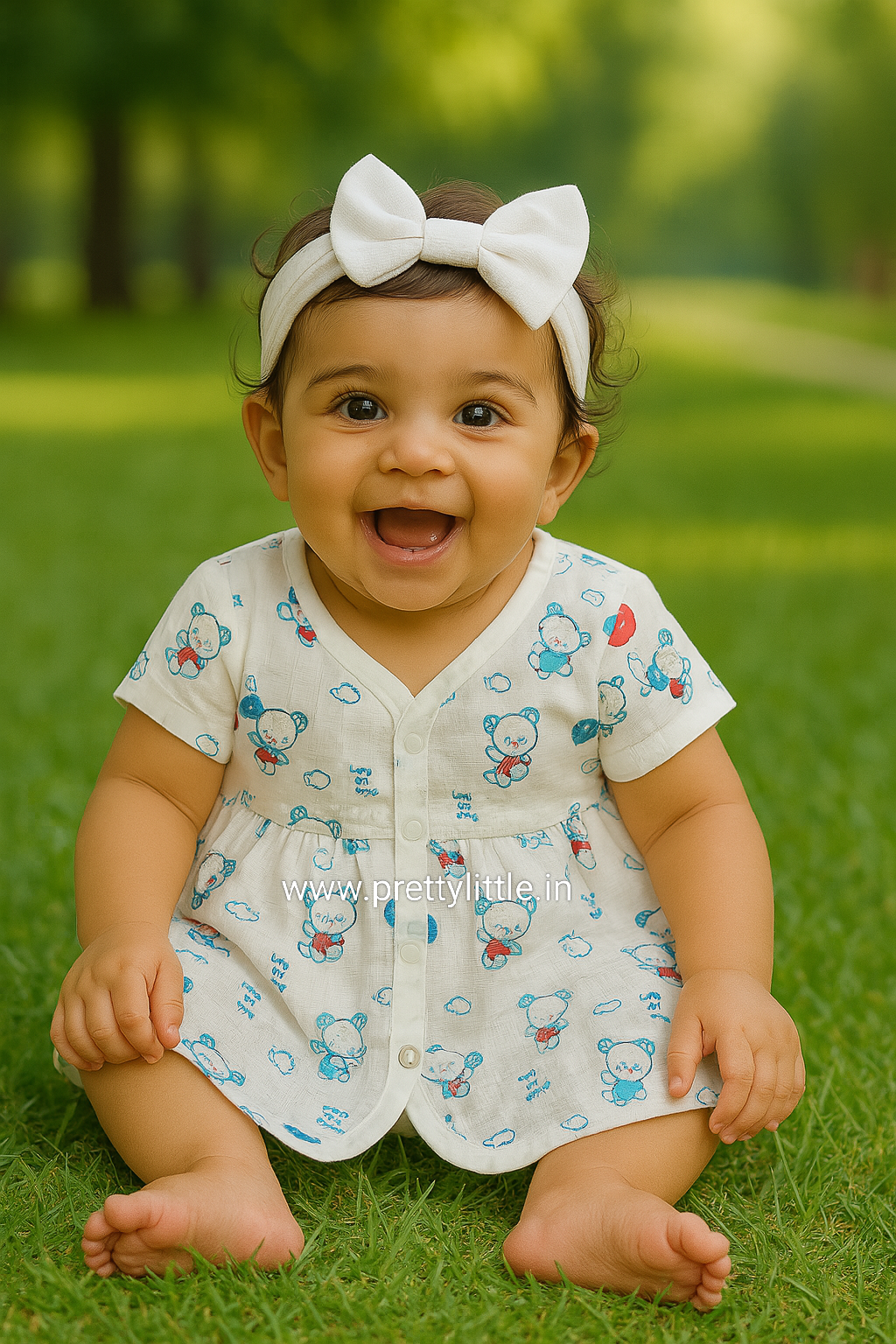 (Any 5) Combo Pack of Muslin soft Frocks for Babies