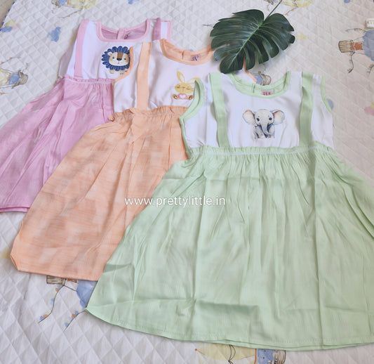 Adorable Printed dungri frock Dress – Combo Pack for Little Fashionistas (best 3 dispatched)