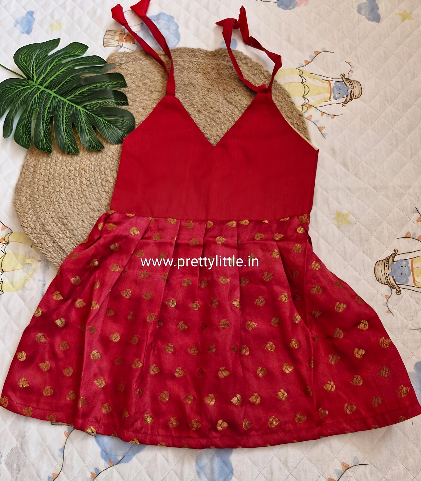 Traditional Baby Frock | Size 0–6M | ₹99 (any4)
