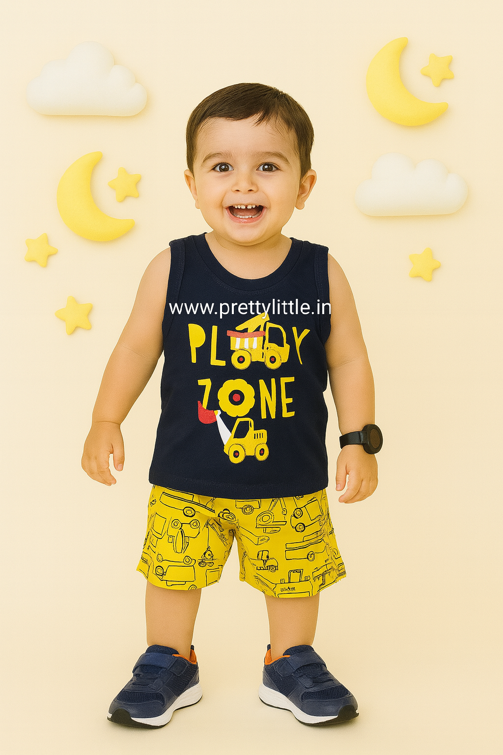 Any one Sleeveless Set for Boys | 0-2 Years | Stay Cool, Stay Cute!