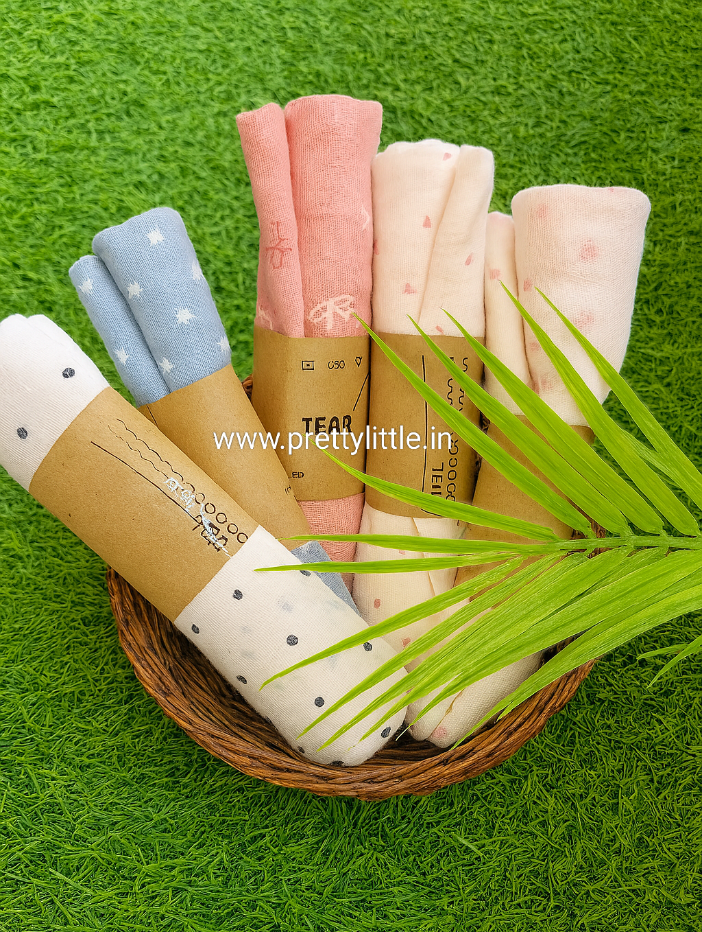 Premium Muslin Baby Towel Pack of 3 - Soft & Absorbent (Best 3 dispatched)