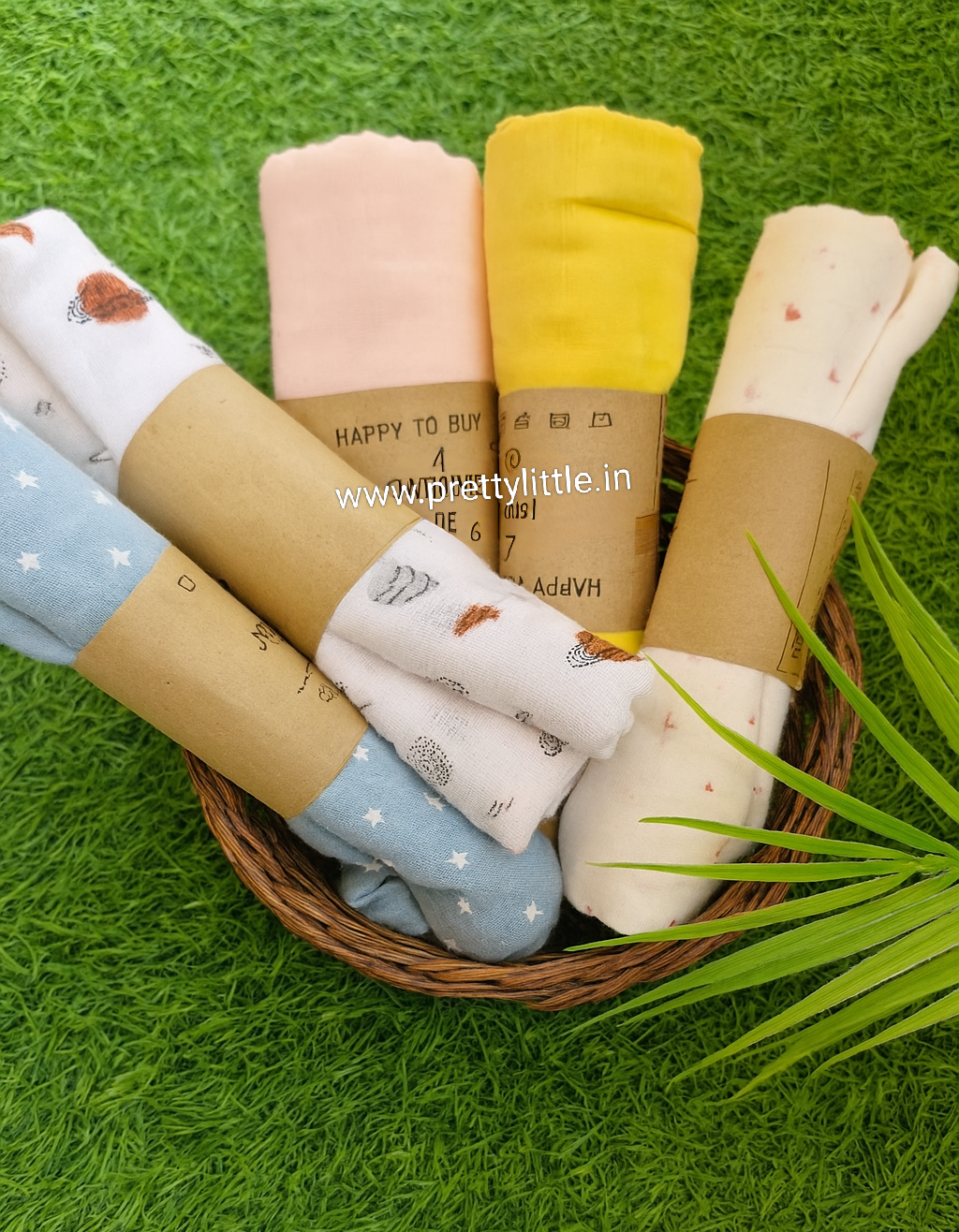Premium Muslin Baby Towel Pack of 3 - Soft & Absorbent (Best 3 dispatched)