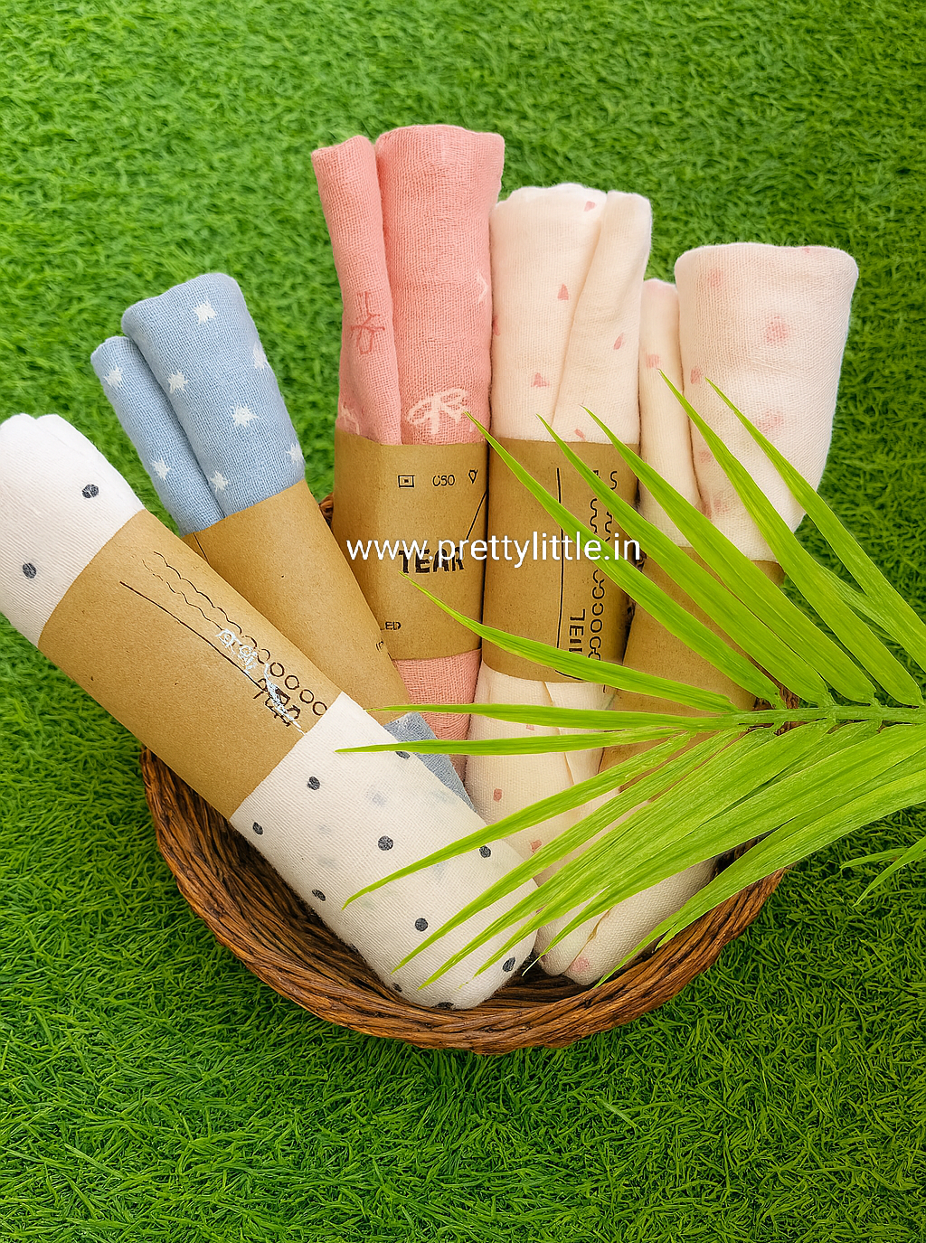 Premium Muslin Baby Towel Pack of 3 - Soft & Absorbent (Best 3 dispatched)