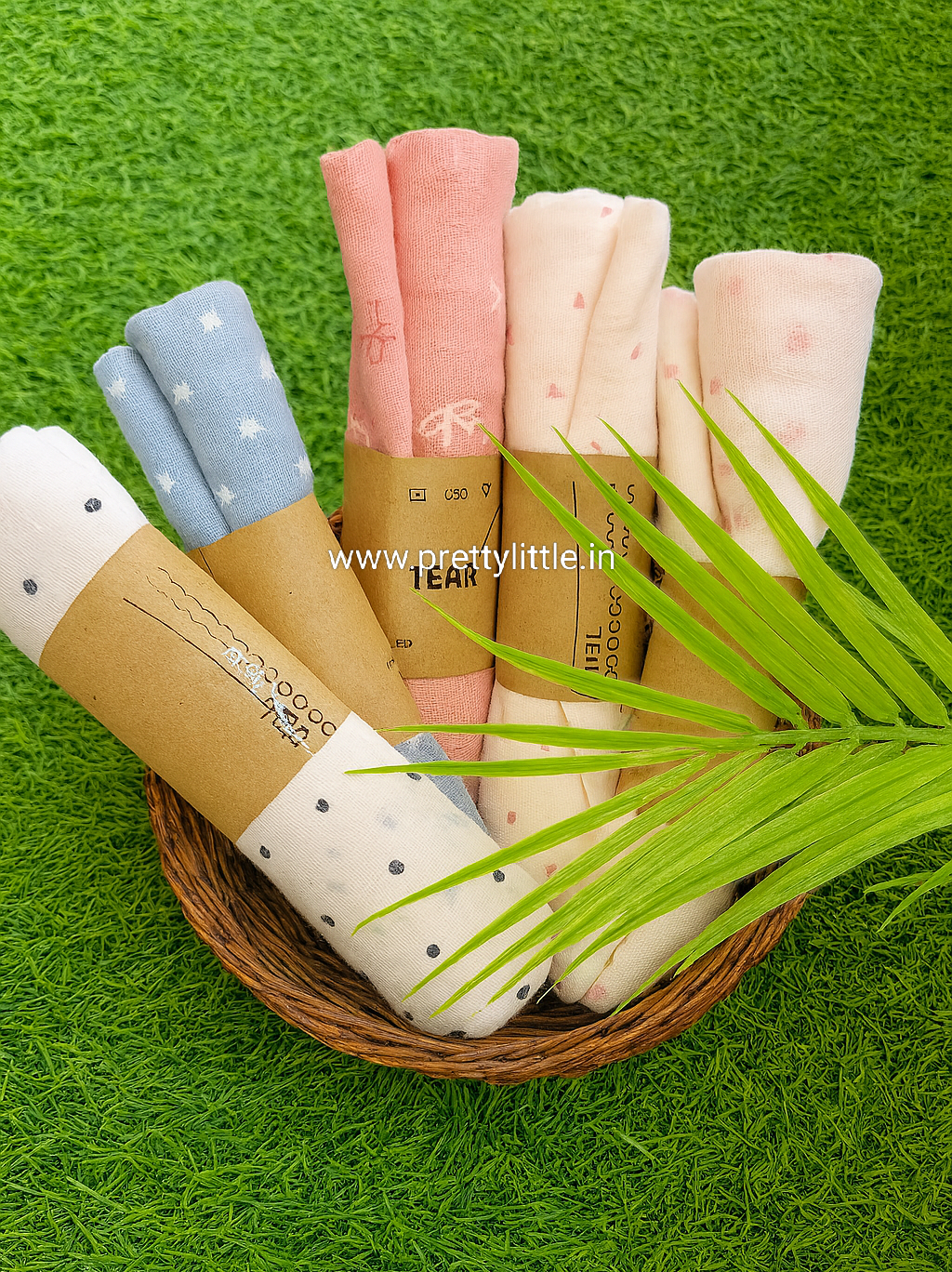 Premium Muslin Baby Towel Pack of 3 - Soft & Absorbent (Best 3 dispatched)