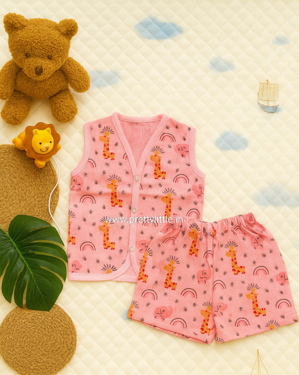Play Nest premium Muslin Co-Ord Set