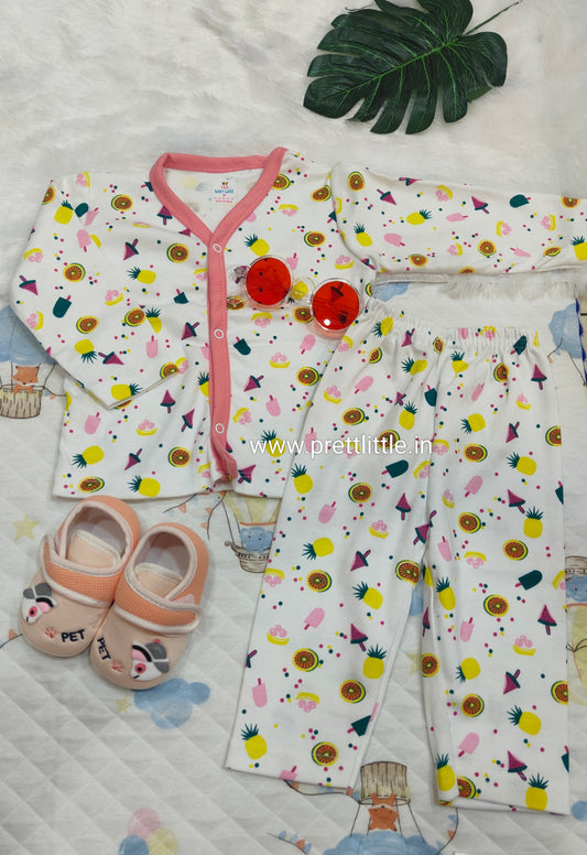 Soft Cotton Baby Night Suit –Moonbeam Cuddles (best 1 dispatched)