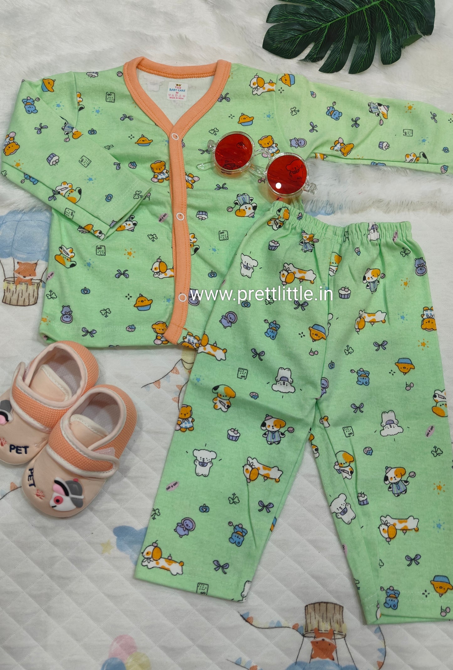 Soft Cotton Baby Night Suit –Moonbeam Cuddles (best 1 dispatched)