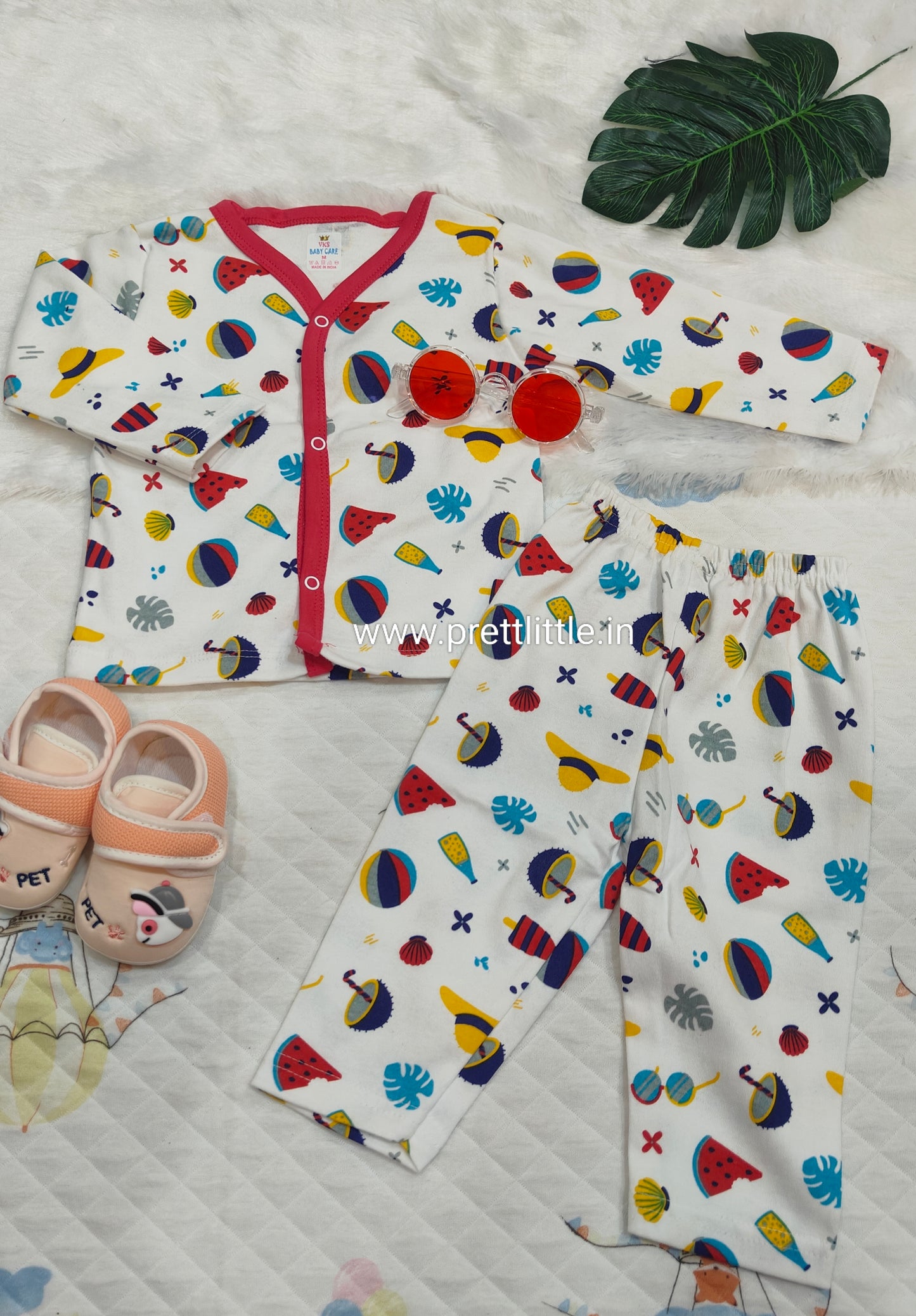 Soft Cotton Baby Night Suit –Moonbeam Cuddles (best 1 dispatched)