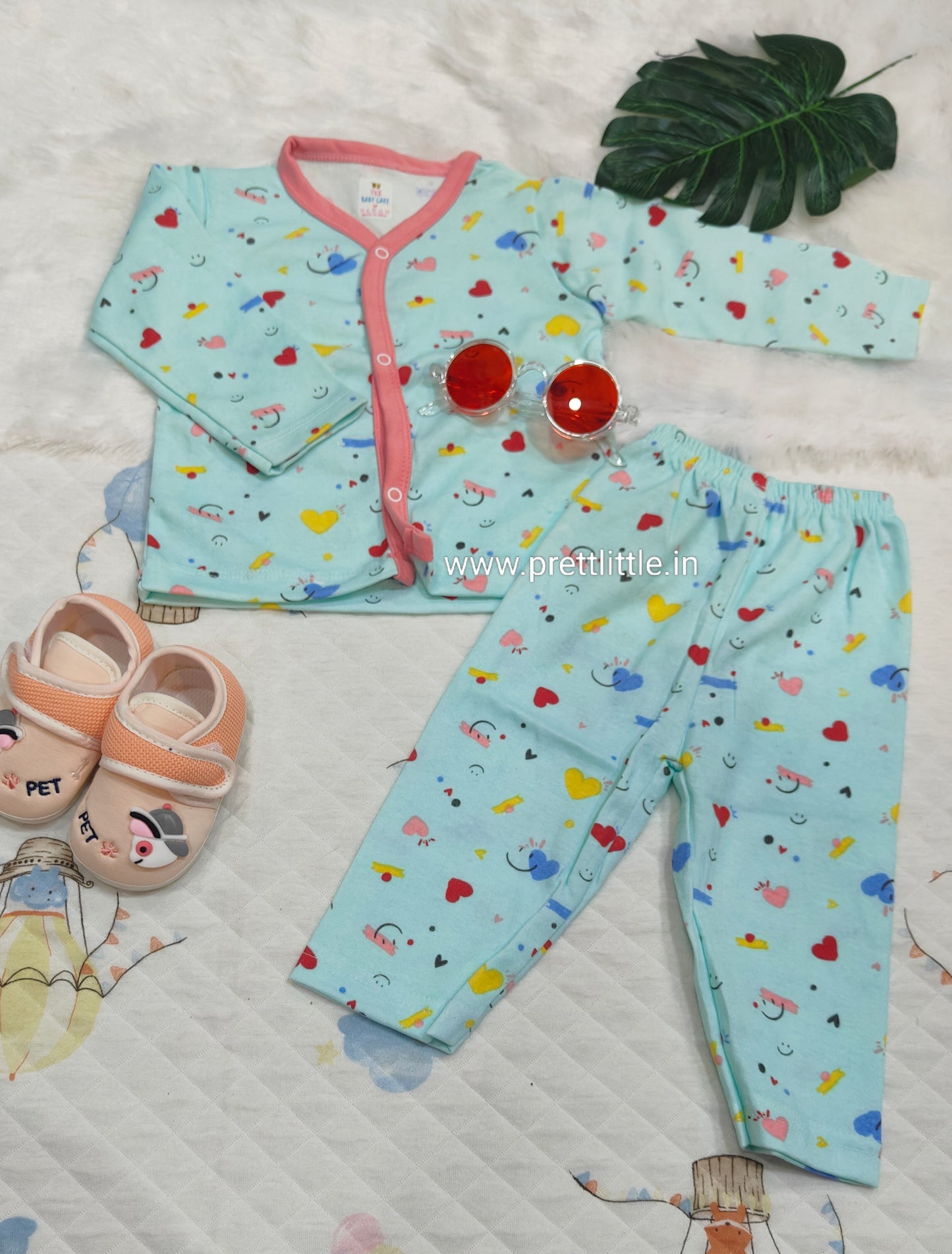 Soft Cotton Baby Night Suit –Moonbeam Cuddles (best 1 dispatched)
