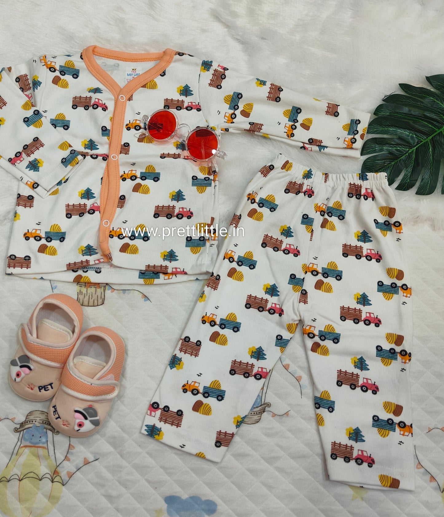 Soft Cotton Baby Night Suit –Moonbeam Cuddles (best 1 dispatched)