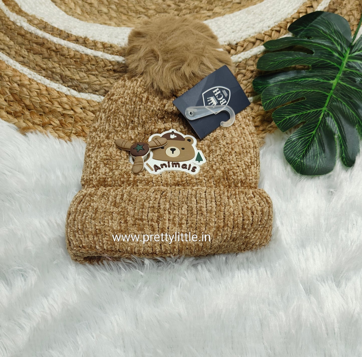 Fluffy Pom-Pom Woolen winter Cap (best 1 dispatched)