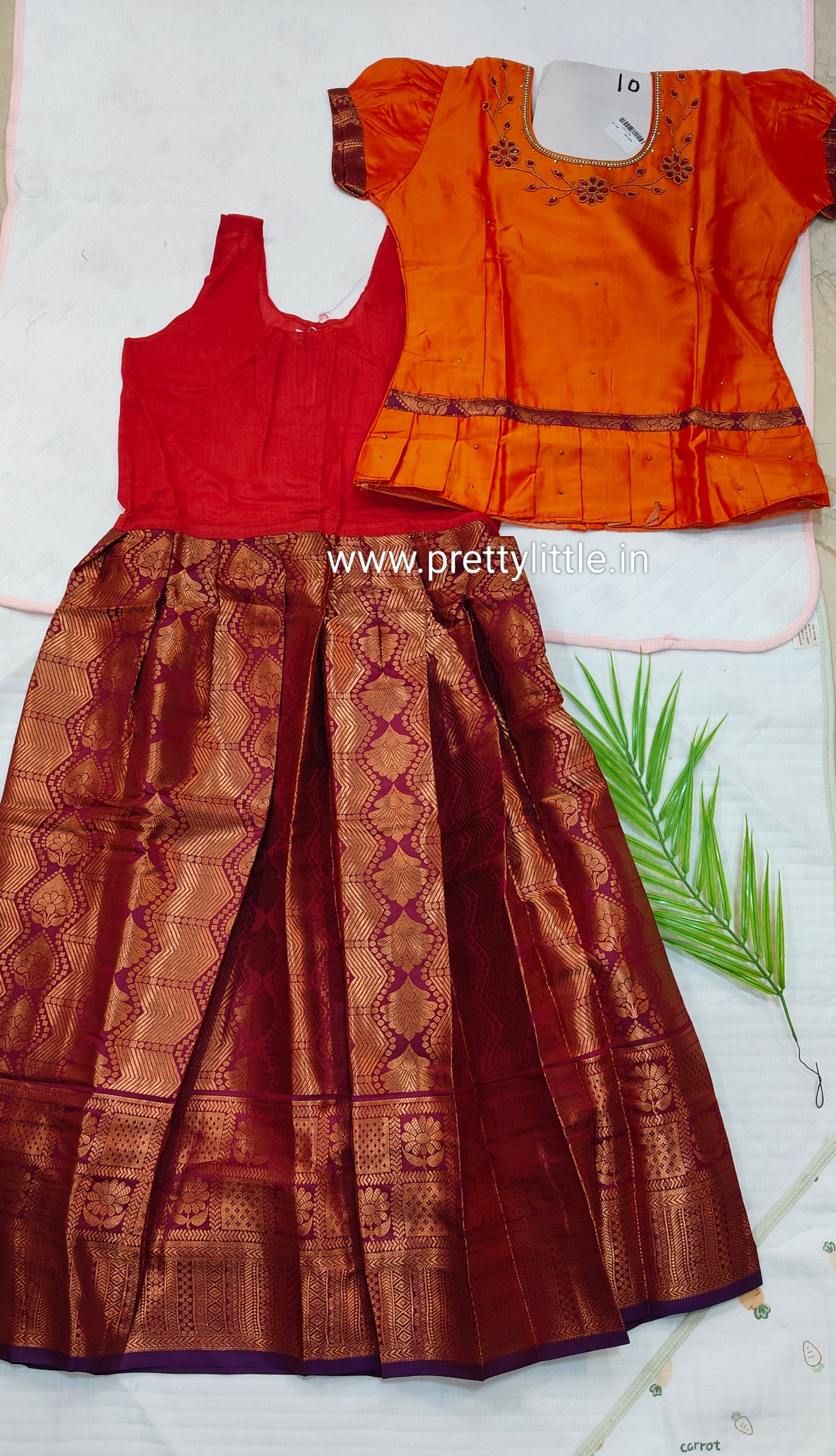 Pongalo pongal pattu frock 9 year