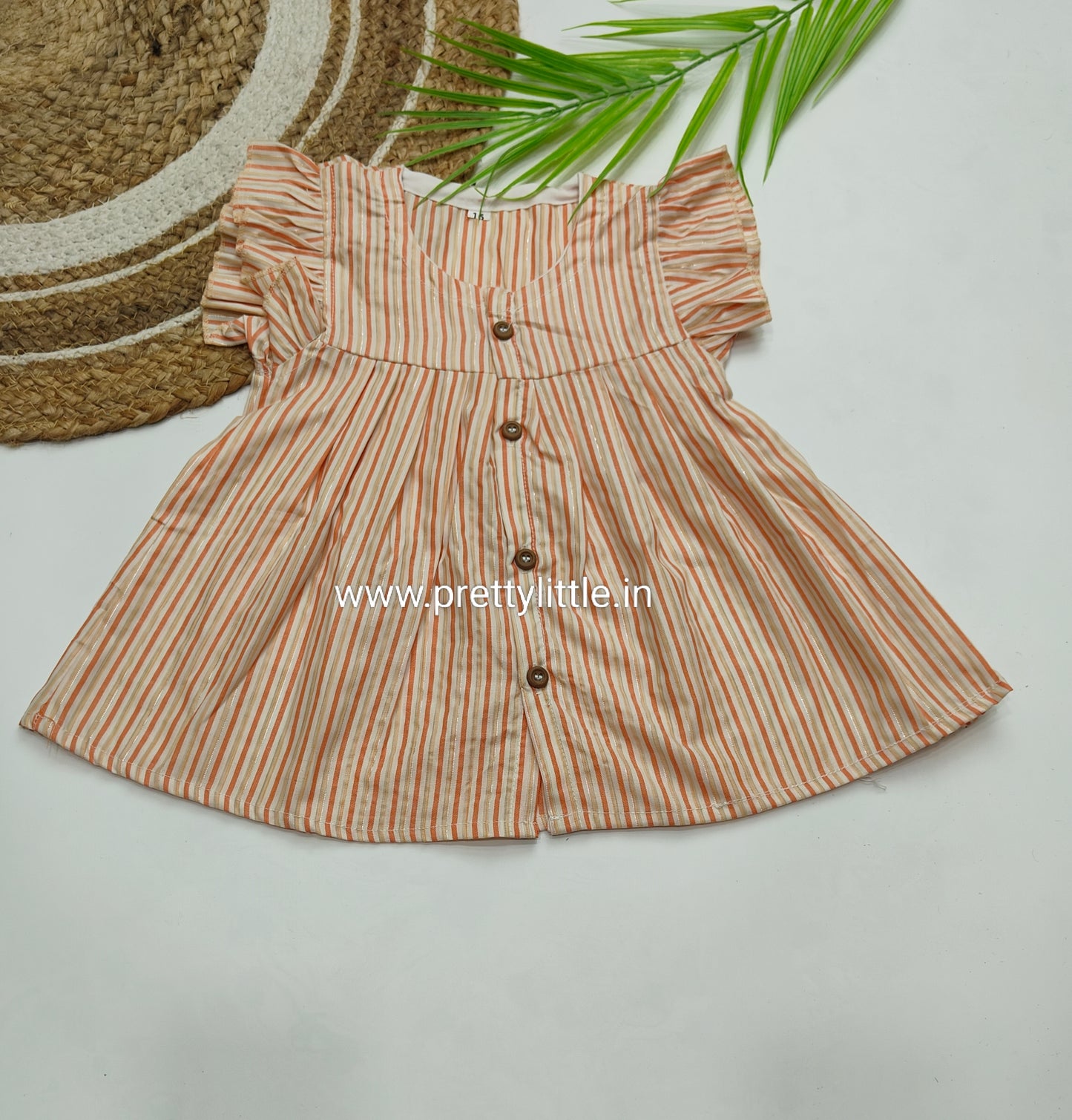 Cute Stripe Girls Cotton Frock Combo – Pack of 3 Summer Frock (0-3 Years) (any 3)