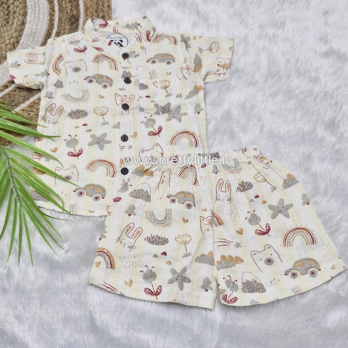 Cloud Soft Muslin Co-ord Set pack of 4 – Ultra-Soft Baby Wear