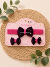 Baby Girl Glitter Bow Headband Set