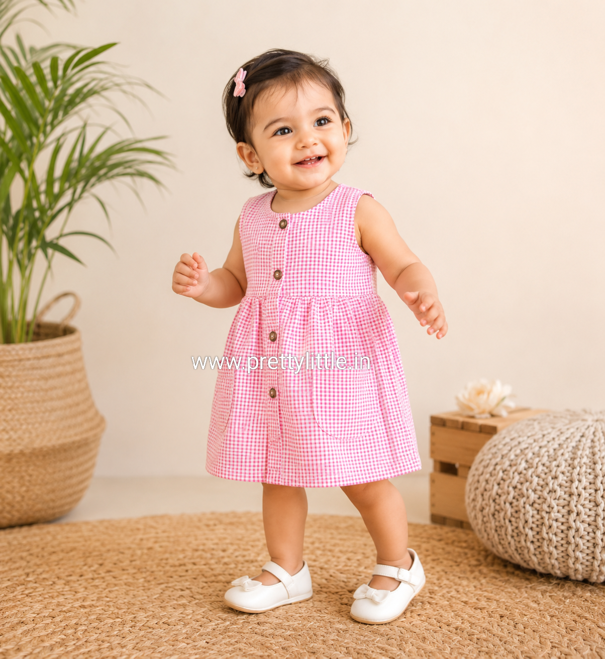 Chic & Comfy Checkered Pocket Dress – Stylish & Playful!" ( Best 3 dispatched)