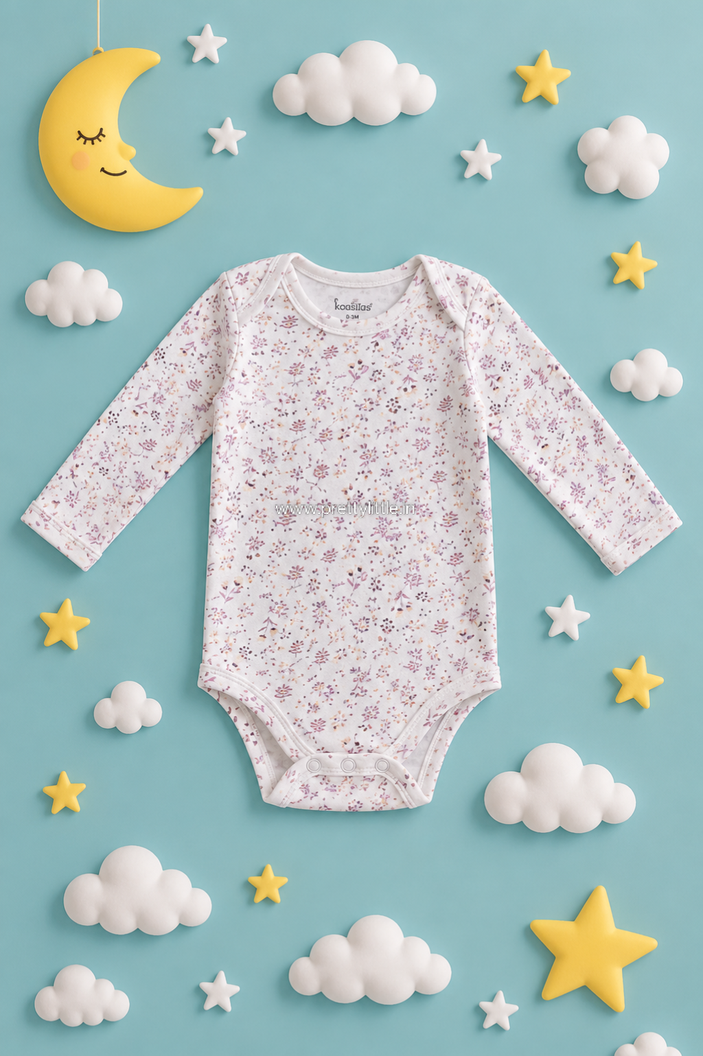 Cozy Teddy Bear Full Sleeve Romper for Babies (onesie)– Premium Quality