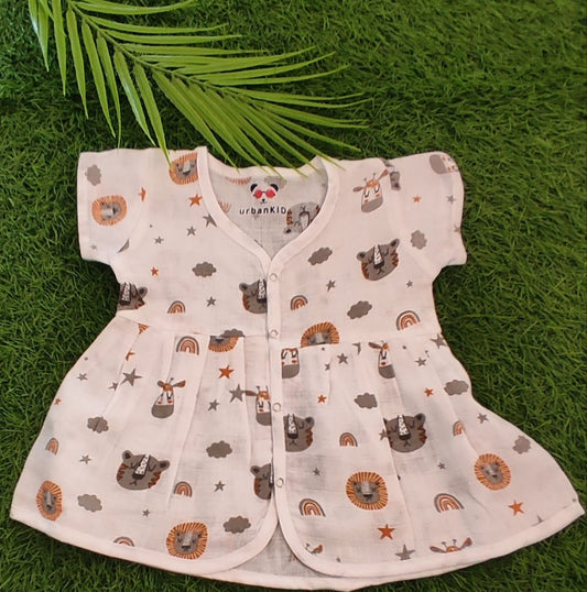 Muslin Frock for 0-8month (Best one dispatched)