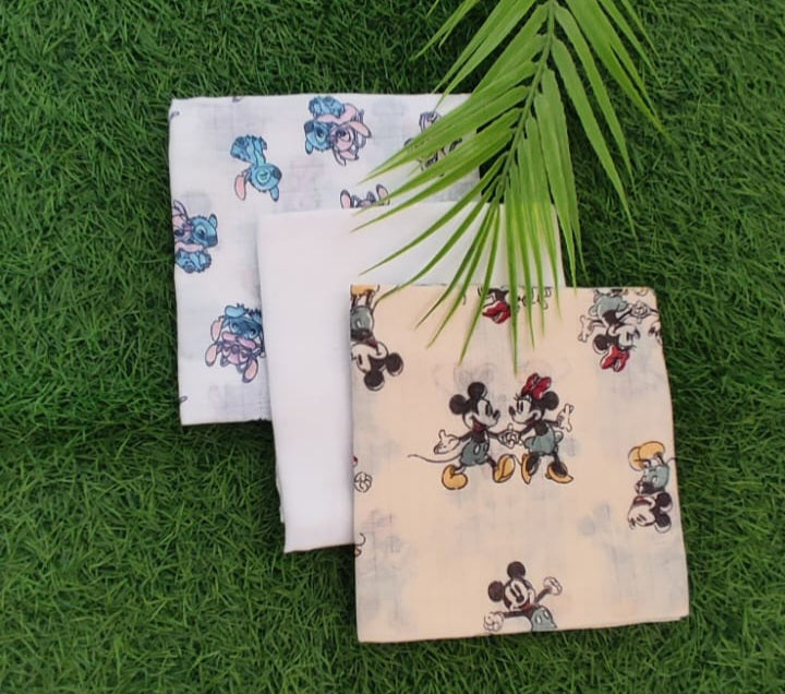 Muslin Towel Combo Pack (best 3 will be dispatched))