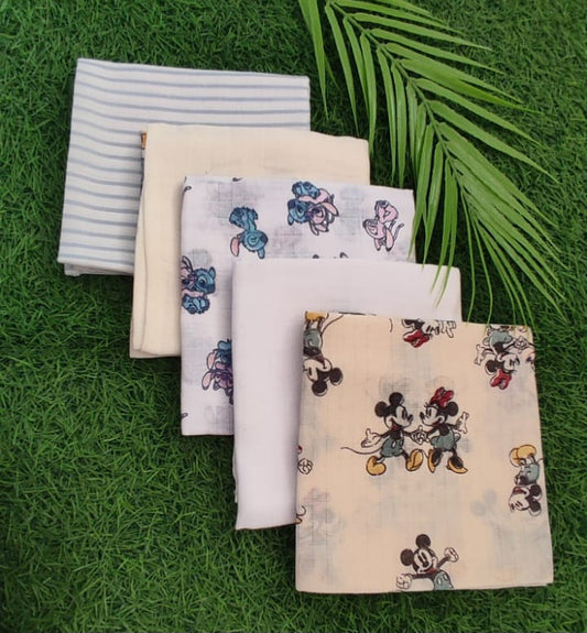 Muslin Towel Combo Pack (best 3 will be dispatched))