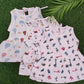 Premium Muslin Back Knot Frock Combo pack of 3 (0-6 Months)