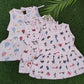 Premium Muslin Back Knot Frock Combo pack of 3 (0-6 Months)