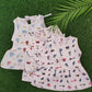 Premium Muslin Back Knot Frock Combo pack of 3 (0-6 Months)