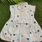 Elegant Floral Cotton Frock (best one)