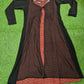 Festive Black Overcoat Kurti with Mirror Work – Diwali Special Edition.