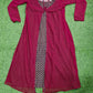 Festive Black Overcoat Kurti with Mirror Work – Diwali Special Edition.
