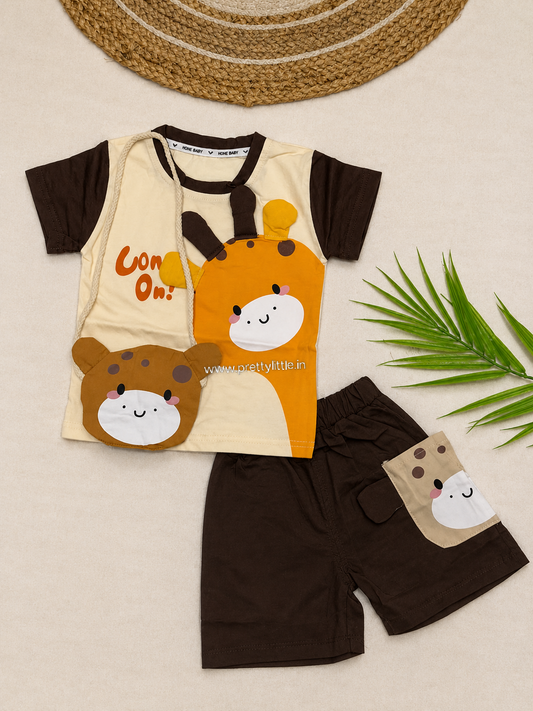 Cute Giraffe Boys Co-Ord Set (1 to 5 year)