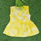 "Soft Muslin Baby Frock – Premium Tie-Dye Design (0-6 Months)"