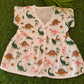 Charming Half-Sleeve Muslin Frock with Cute Print (best one dispatched)