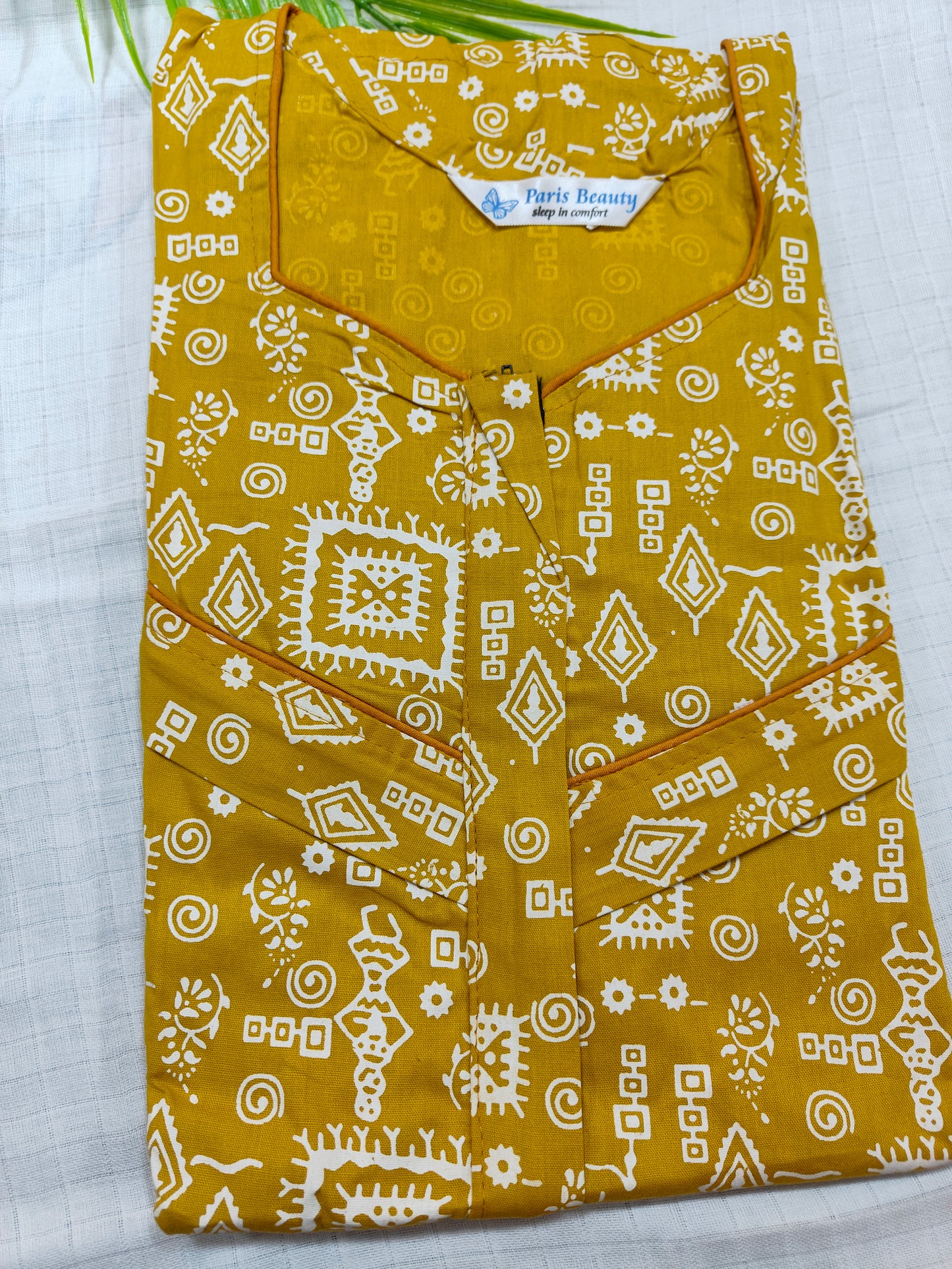 Feeding Cotton Nighty with Side Zips upto XXl(free size)