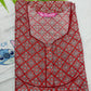 Combo Pack of 2 Printed Nighties with Side Pockets - Free Size (Up to XXL)