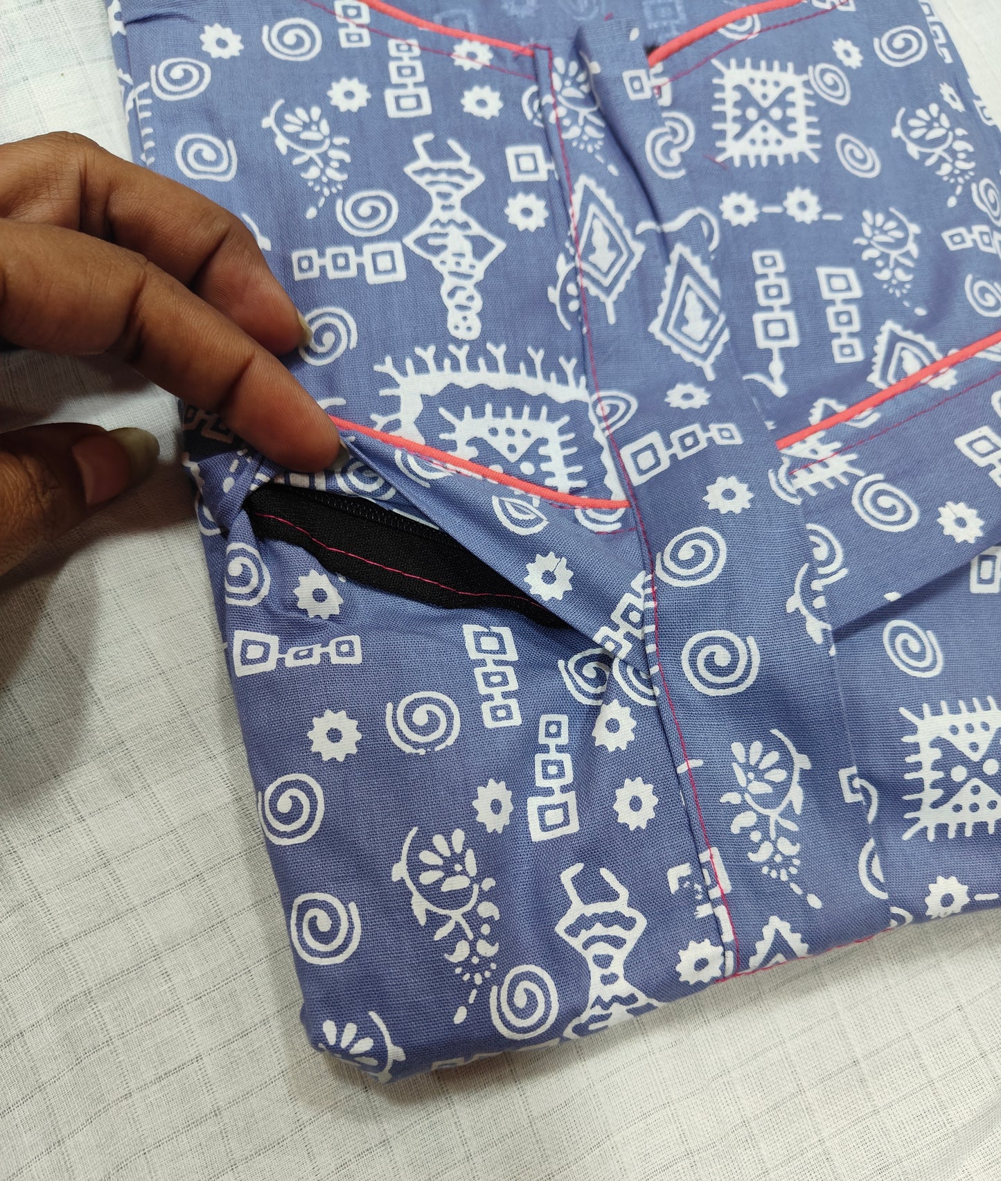 Feeding Cotton Nighty with Side Zips upto XXl(free size)