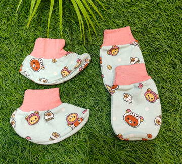 Handgloves &  Sock set - cute print (any one dispatched)