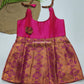 Pongal Cute Baby pattu Frock (6-12M)