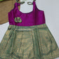 Pongal Cute Baby pattu Frock (6-12M)